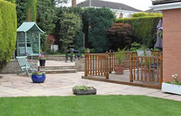 see examples of our patios for front and rear gardens