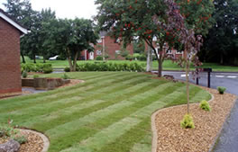 Turfing and seeding from Hartley Landscapes