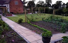 examples of landscaping and vegetable gardens
